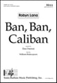 Ban, Ban, Caliban SSAA choral sheet music cover